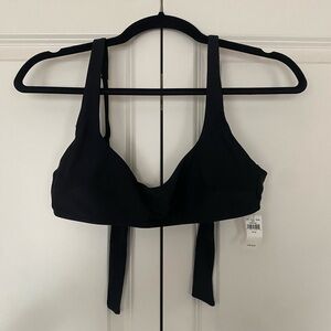 Black bikini top